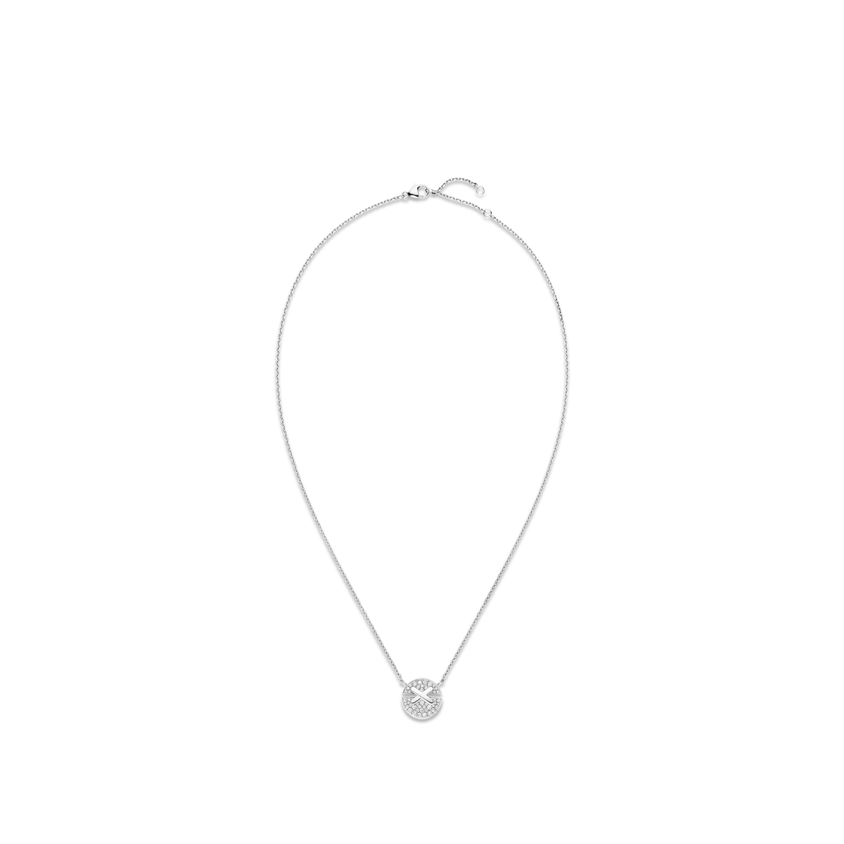 CHAUMET - LIENS - PENDENTIF - Pendentif en or blanc, petit modèle, diamants - 085437
