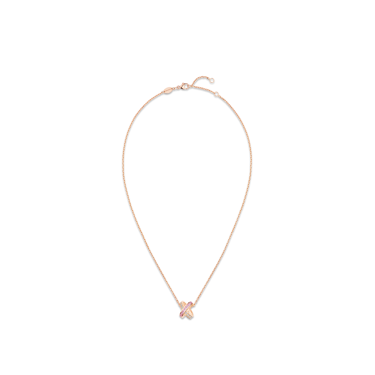 CHAUMET - リアン - ペンダント - ペンダント、ピンクゴールド、ピンクサファイア、ダイヤモンド - 085456
