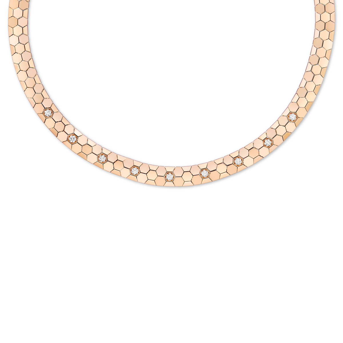 CHAUMET - Bee de Chaumet蜂格 - 项链 - 玫瑰金项链，钻石 - 085514