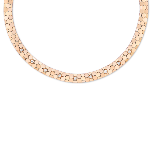 CHAUMET - بي دو شوميه - سوار - سوار مفتوح من الذهب الوردي، ألماس - 085403