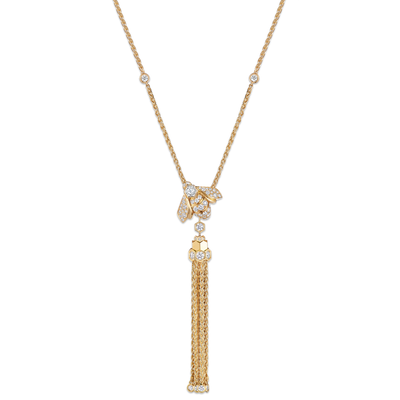 CHAUMET - BEE DE CHAUMET - PENDANT - Yellow gold pendant, diamonds - 085516