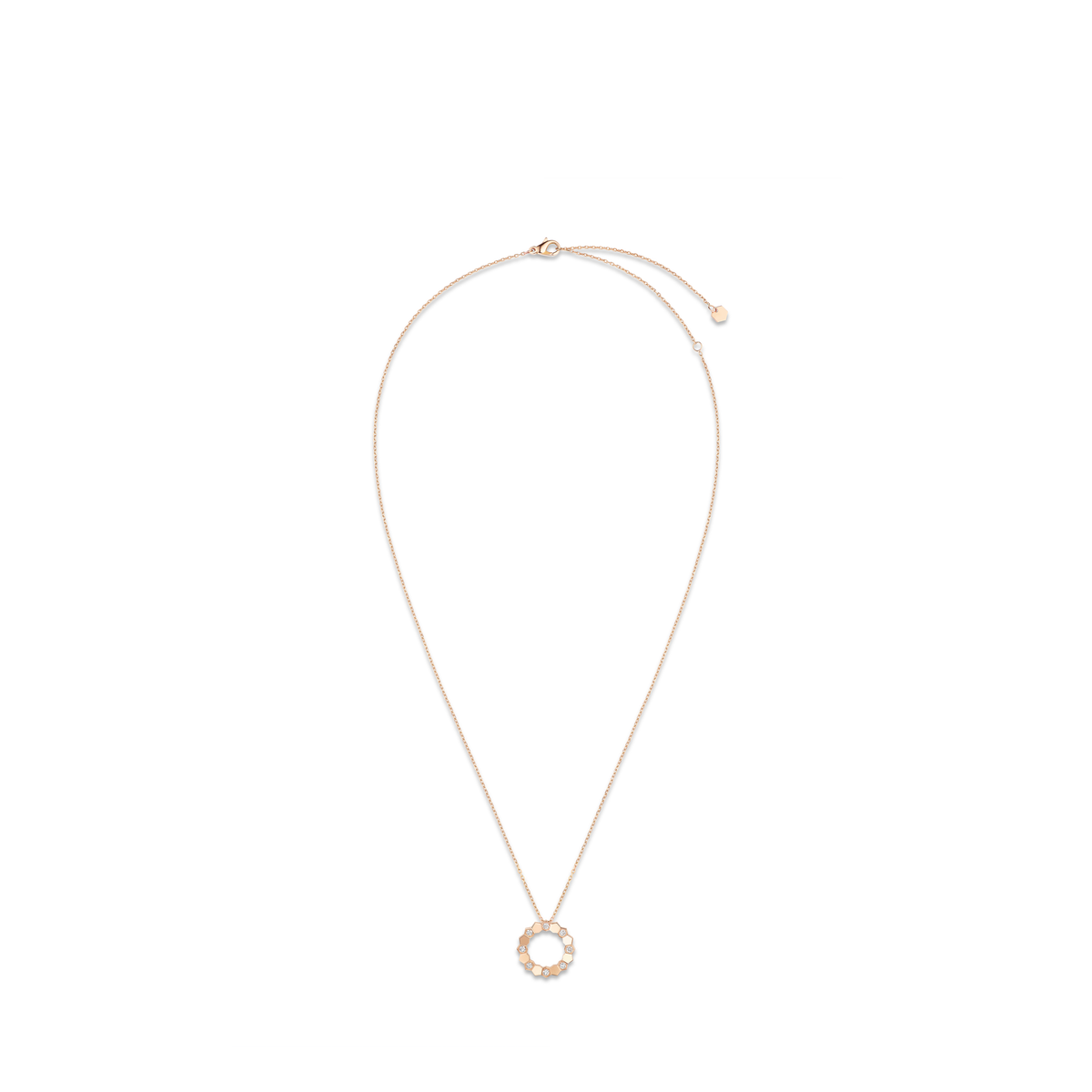 CHAUMET - BEE DE CHAUMET - PENDENTIF - Pendentif en or rose, petit modèle, diamants - 085525