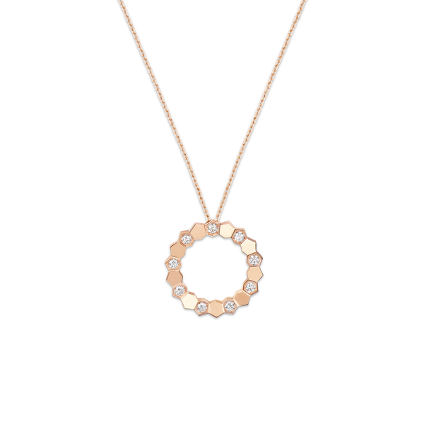 CHAUMET - Bee de Chaumet蜂格 - 项链 - 玫瑰金吊坠，中号，钻石