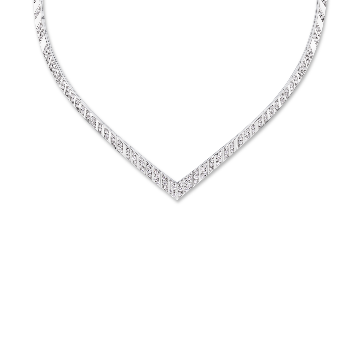 CHAUMET - JOSÉPHINE - COLLIER - Collier en or blanc, diamants - 085762