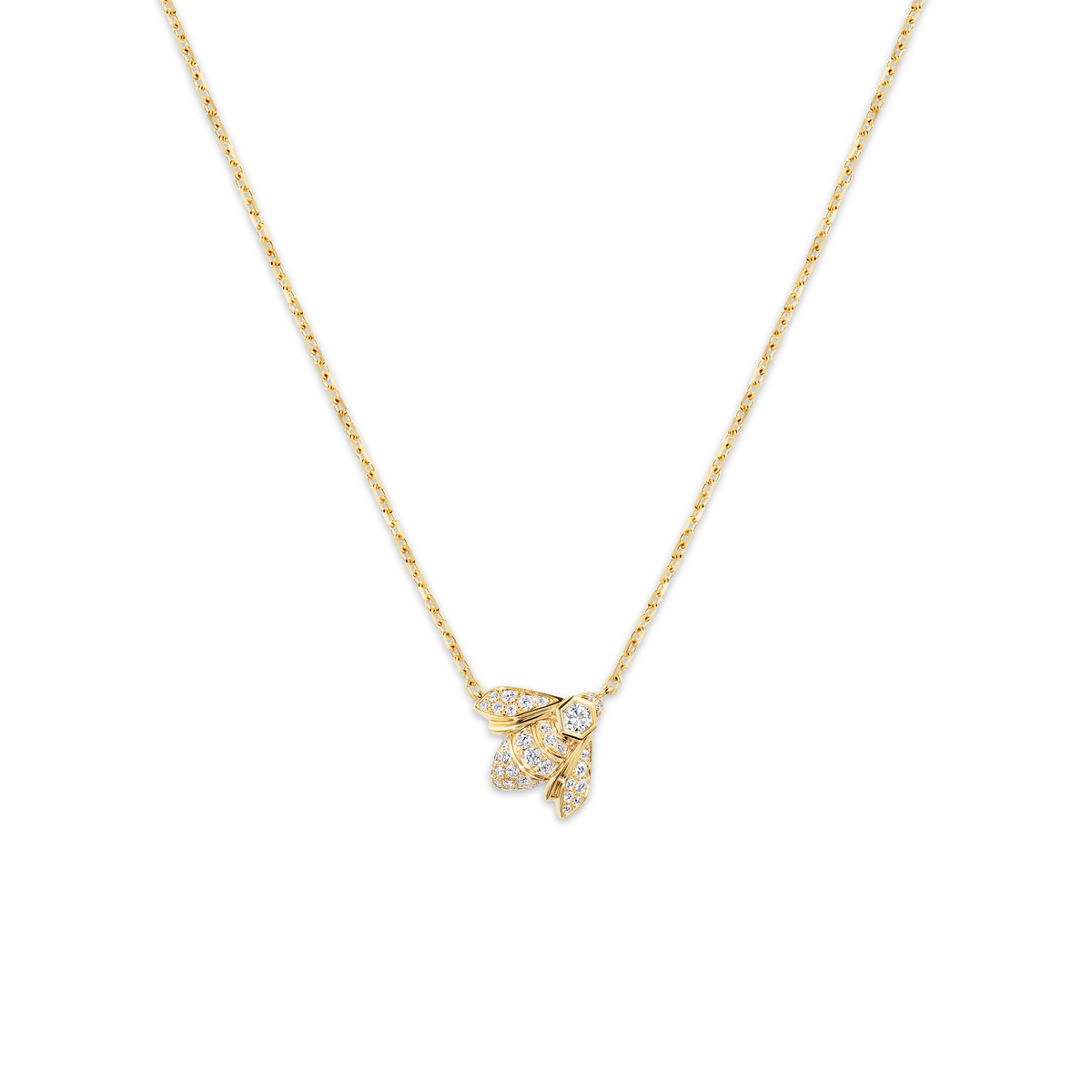 CHAUMET - BEE DE CHAUMET - PENDANT - Yellow gold pendant, diamonds - 085772