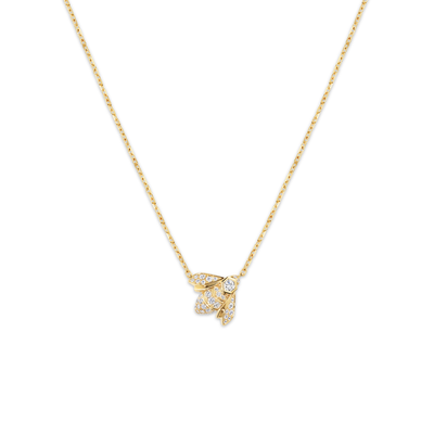 CHAUMET - BEE DE CHAUMET - PENDANT - Yellow gold pendant, diamonds - 085772