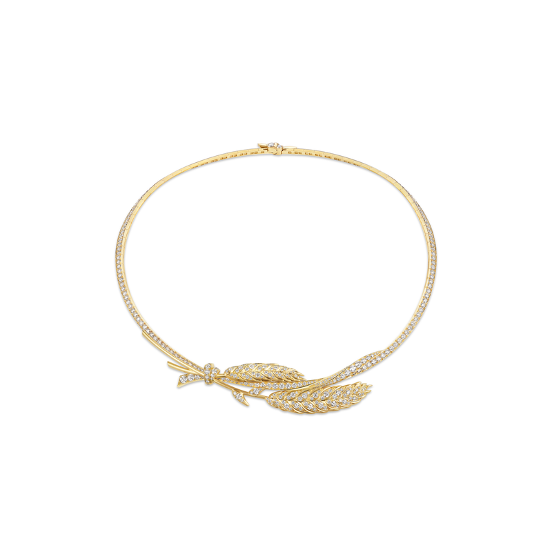 CHAUMET - L'ÉPI DE BLÉ DE CHAUMET麦穗 - 项链 - 黄金项链，钻石 - 085797