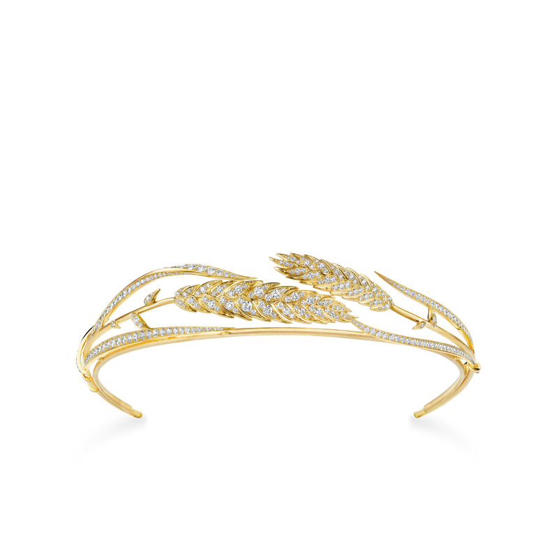 CHAUMET - L'ÉPI DE BLÉ DE CHAUMET麦穗 - 饰物 - 黄金冠冕，钻石 - 085799