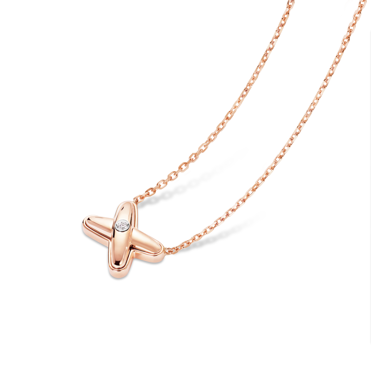 CHAUMET - LIENS - PENDENTIF - Pendentif en or rose, diamant - 085800