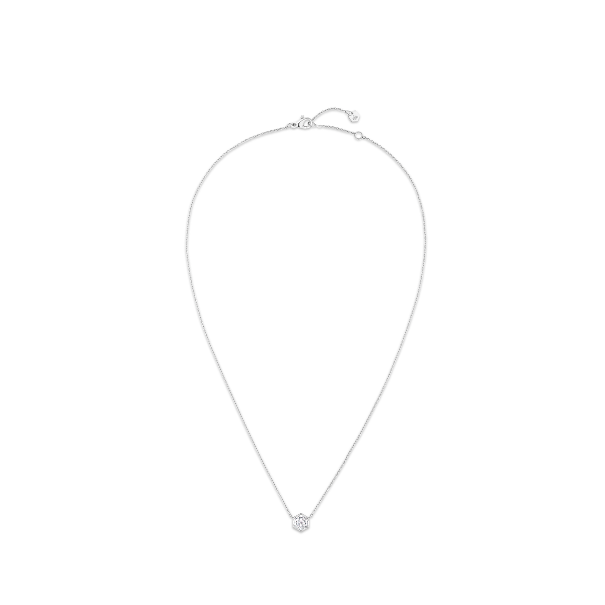 CHAUMET - BEE DE CHAUMET - PENDENTIF - Pendentif en or blanc, diamant 0.5 carat - 085814
