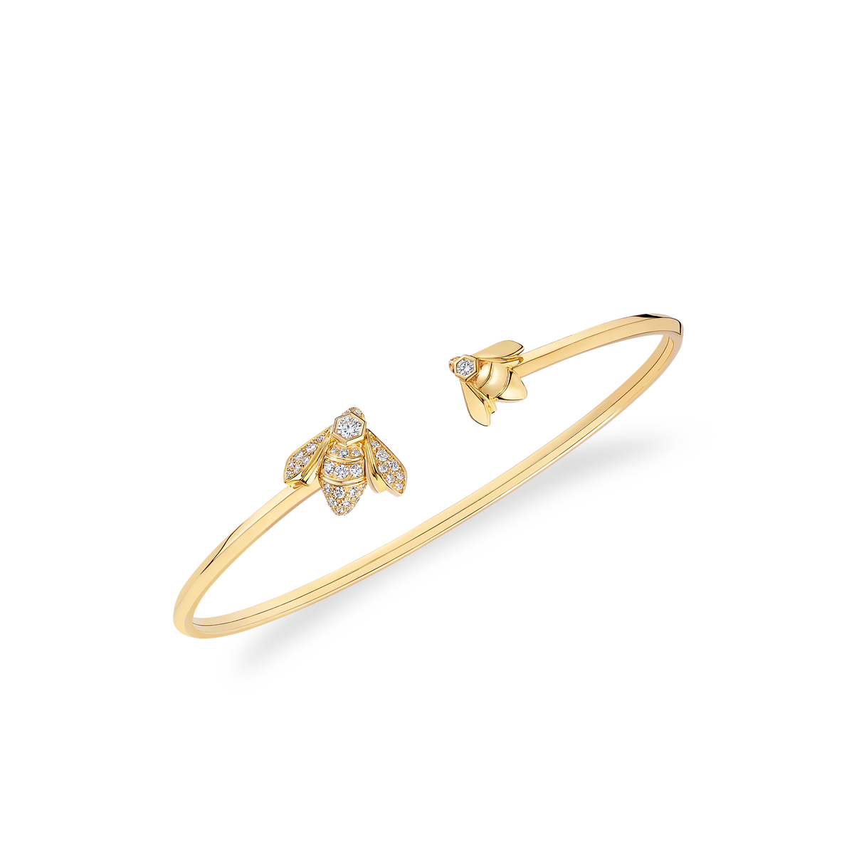 CHAUMET - BEE DE CHAUMET - BRACELET - Yellow gold bracelet, diamonds - 085822