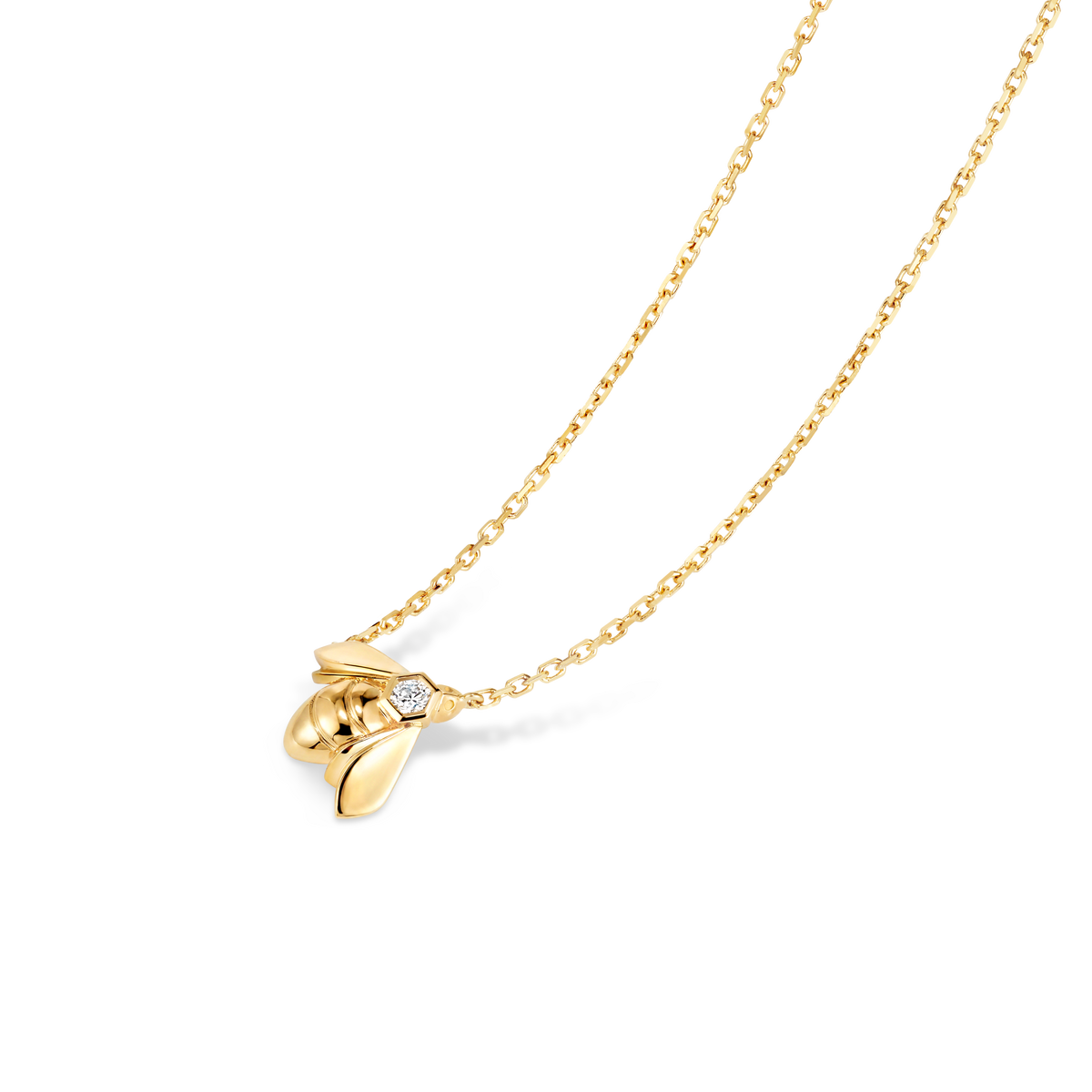 CHAUMET - 비 드 쇼메 - 펜던트 - 옐로우 골드 펜던트, 다이아몬드 - 085823