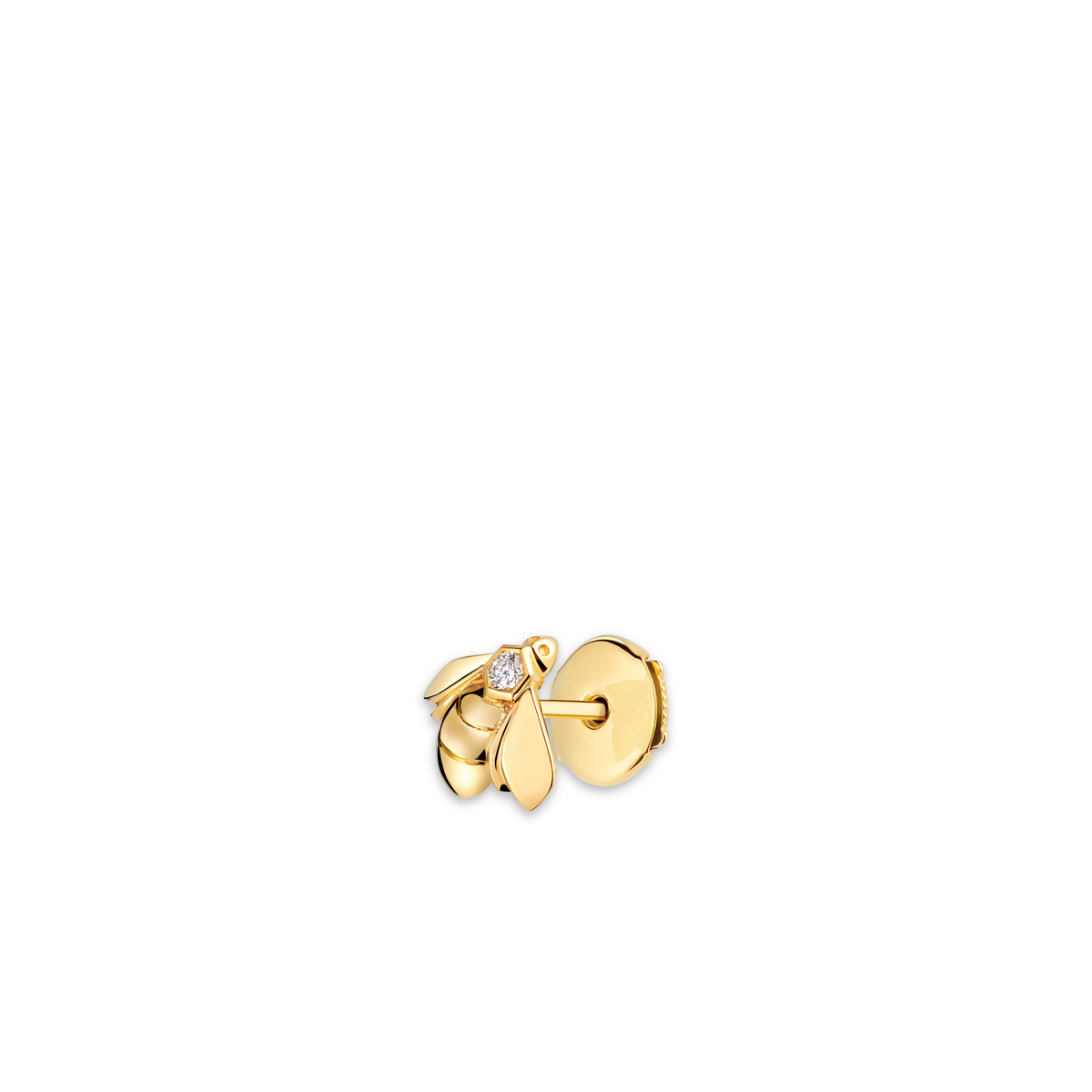 CHAUMET - BEE DE CHAUMET - BOUCLES D'OREILLES - Boucle d'oreille en or jaune, diamant - 085824