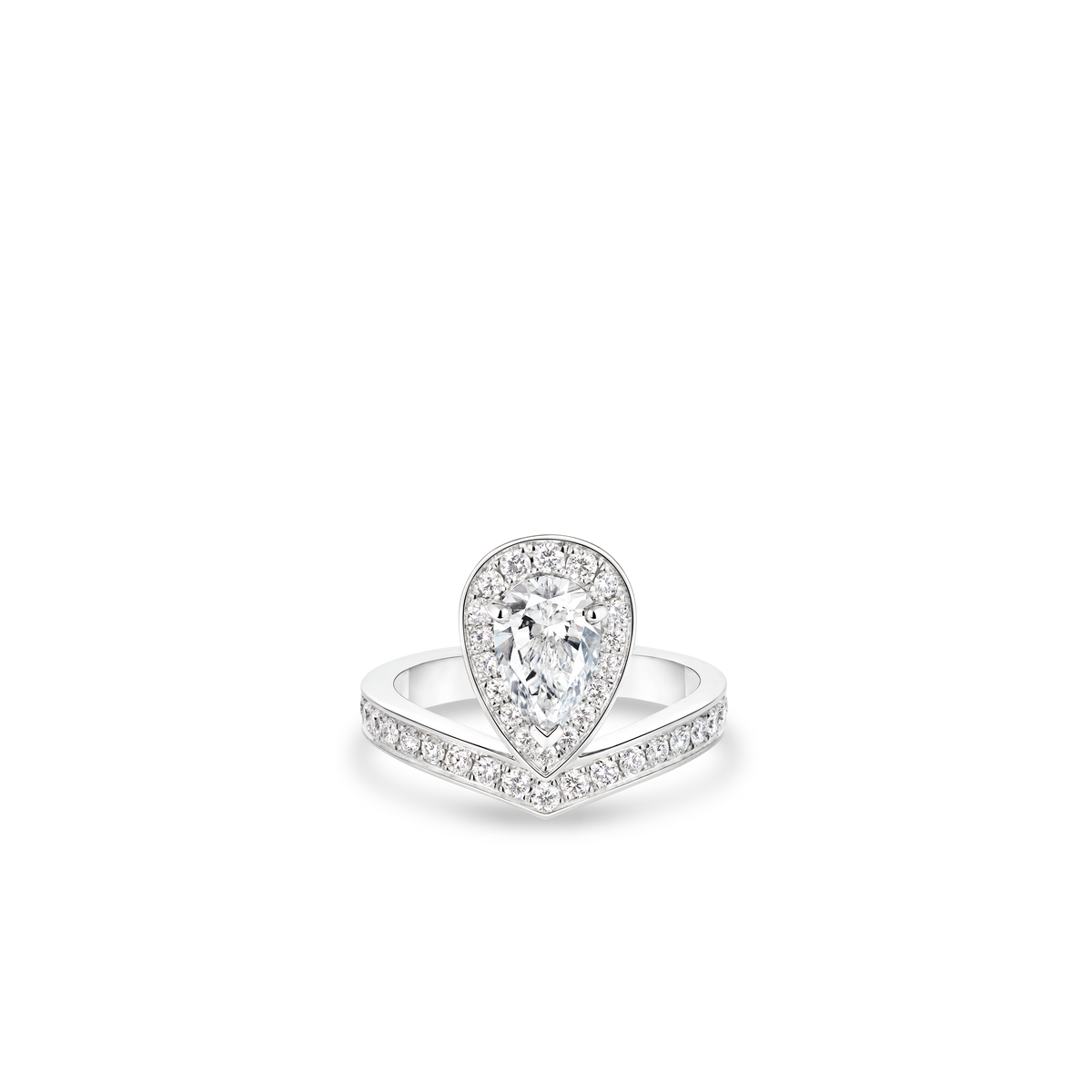 CHAUMET - Joséphine约瑟芬 - 戒指 - 铂金钻戒，1克拉钻石，钻石 - 085846