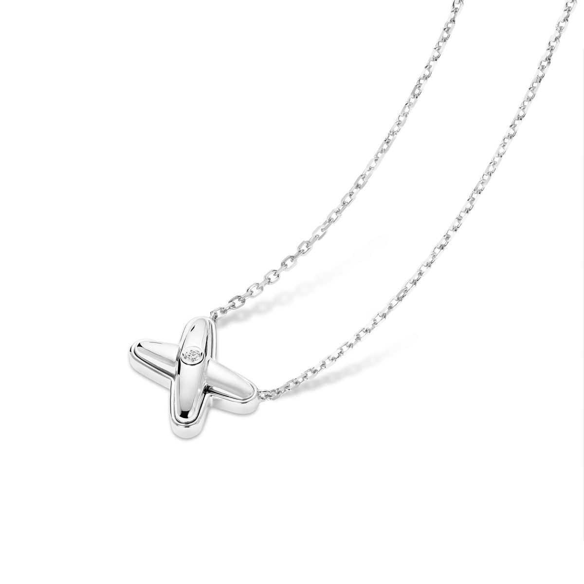 CHAUMET - LIENS - PENDENTIF - Pendentif en or blanc, diamant - 085860