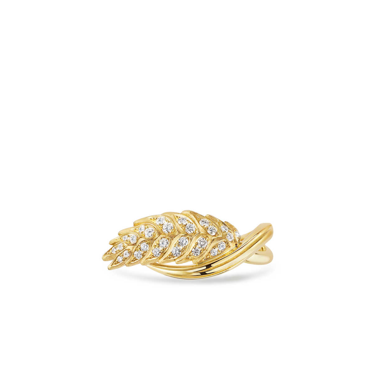 CHAUMET - L'ÉPI DE BLÉ DE CHAUMET - BAGUE - Bague en or jaune, diamants - 085862