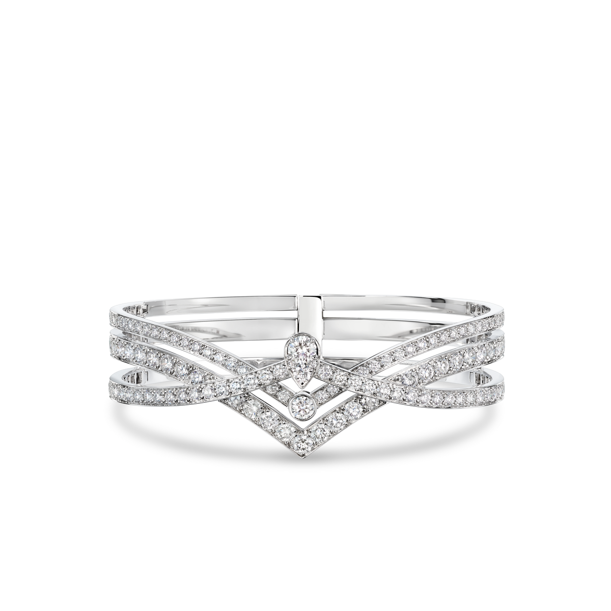 CHAUMET - JOSÉPHINE - BRACELET - White gold bracelet, diamonds - 085944
