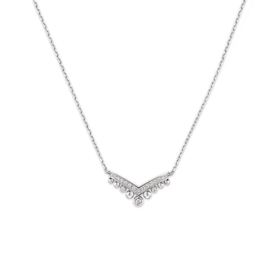 CHAUMET - JOSÉPHINE - PENDANT - White gold pendant, diamonds - 085959