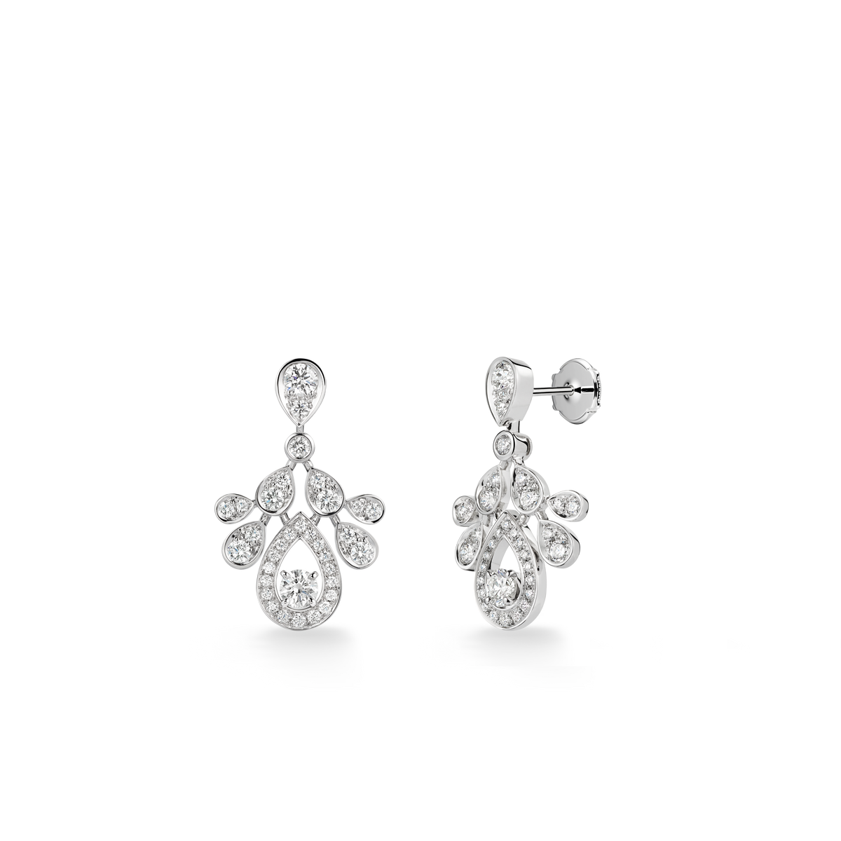 CHAUMET - Joséphine约瑟芬 - 耳环 - 白金耳环，钻石 - 085964