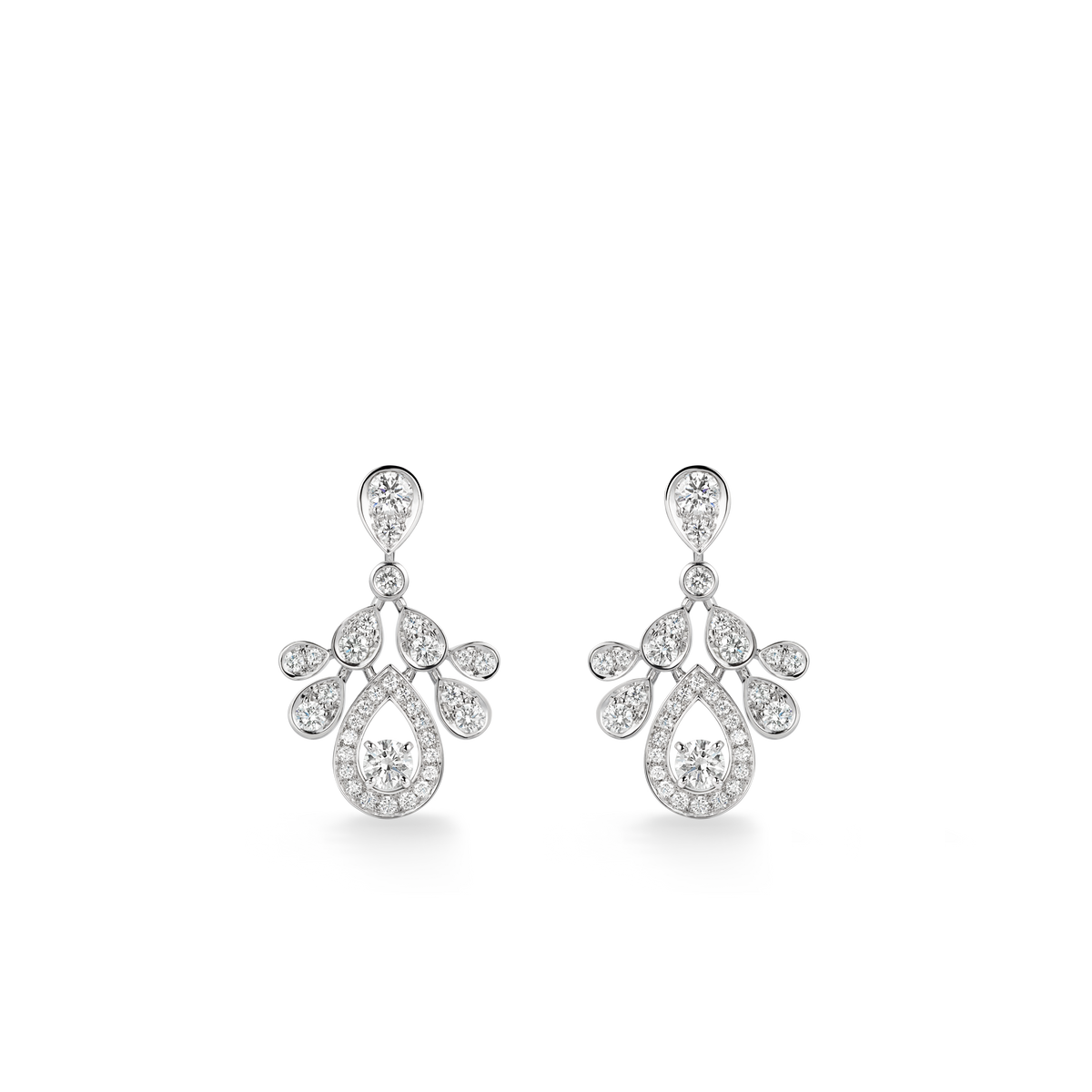 CHAUMET - Joséphine约瑟芬 - 耳环 - 白金耳环，钻石 - 085964