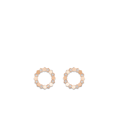 CHAUMET - BEE DE CHAUMET - EARRINGS - Rose gold earrings, diamonds - 085971