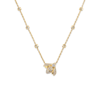 Pendentif en or jaune, diamant