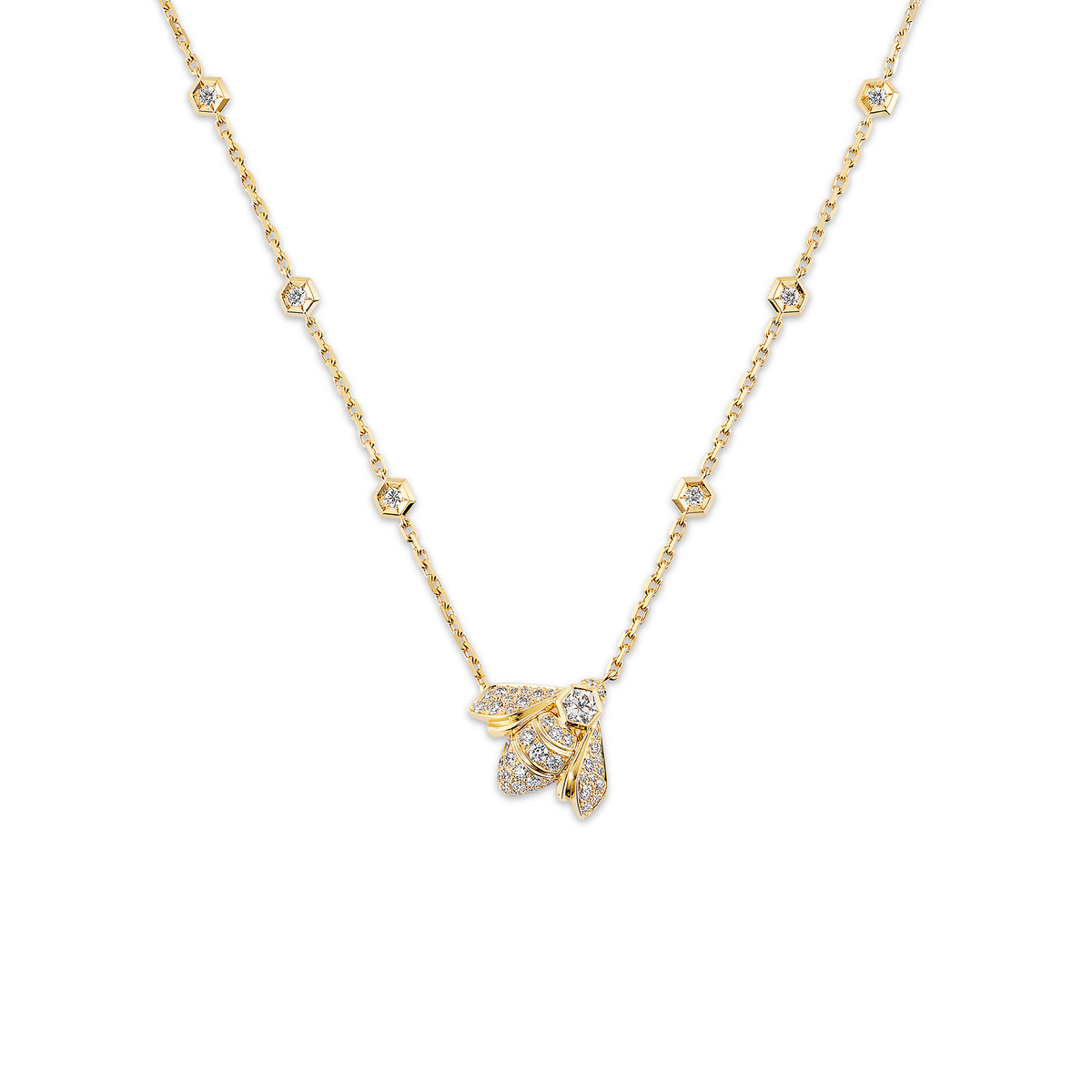 CHAUMET - BEE DE CHAUMET - PENDENTIF - Pendentif en or jaune, diamant - 085978