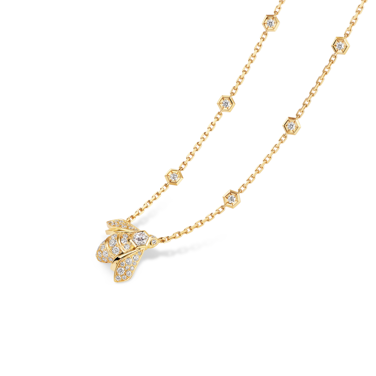 CHAUMET - BEE DE CHAUMET - PENDENTIF - Pendentif en or jaune, diamant - 085978