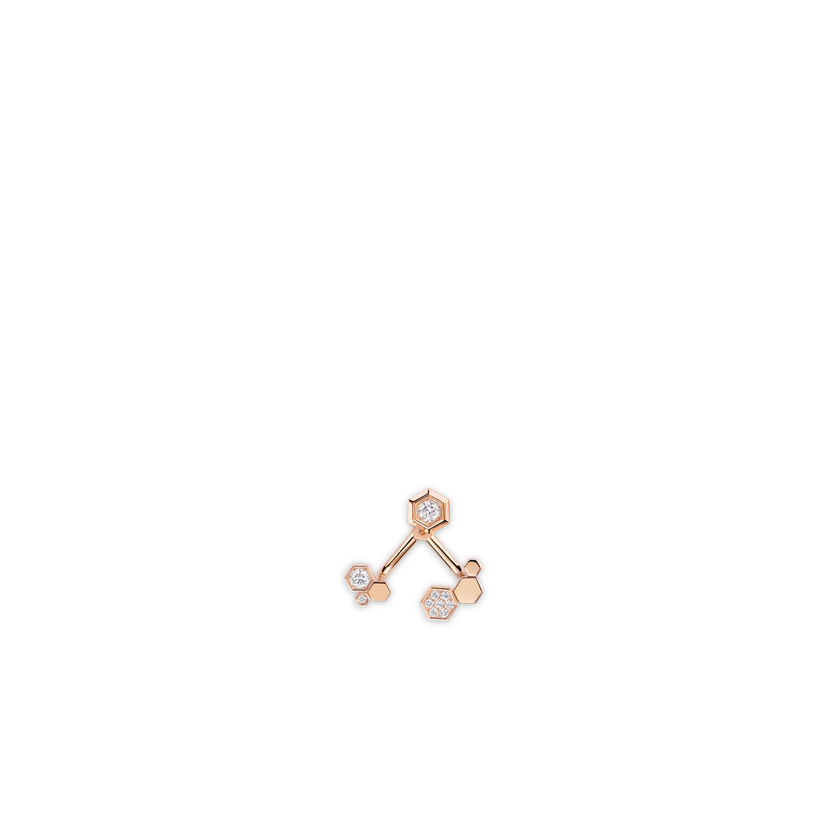 CHAUMET - Bee de Chaumet蜂格 - 耳环 - 玫瑰金耳环，钻石 - 086021