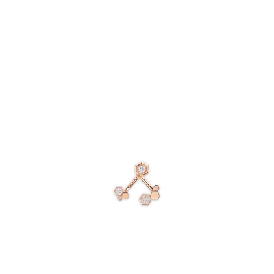 CHAUMET - Bee de Chaumet蜂格 - 耳环 - 玫瑰金耳环，钻石 - 086021