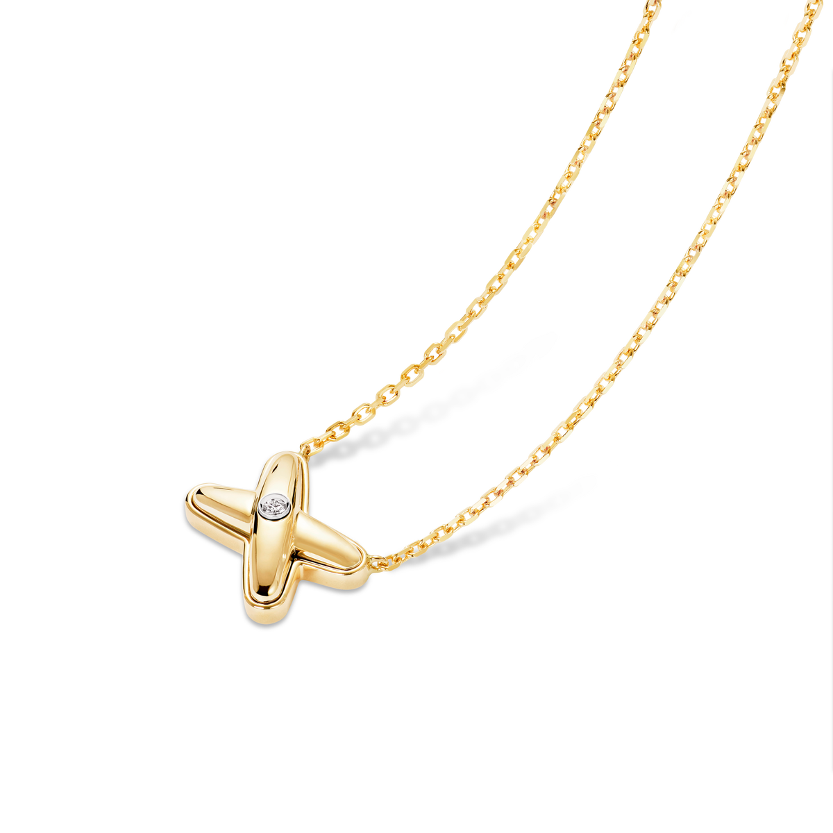 CHAUMET - LIENS - PENDENTIF - Pendentif en or jaune, diamant - 086024