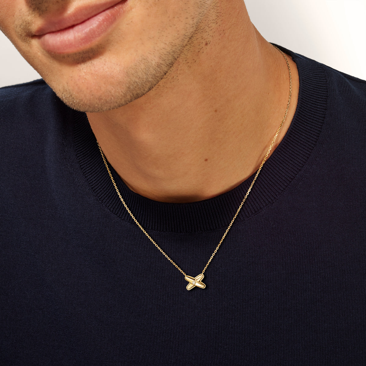 CHAUMET - LIENS - PENDENTIF - Pendentif en or jaune, diamant - 086024
