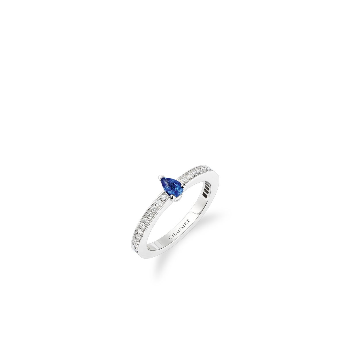 CHAUMET - JOSÉPHINE - BAGUE - Bague en platine, saphir et diamants - 086150