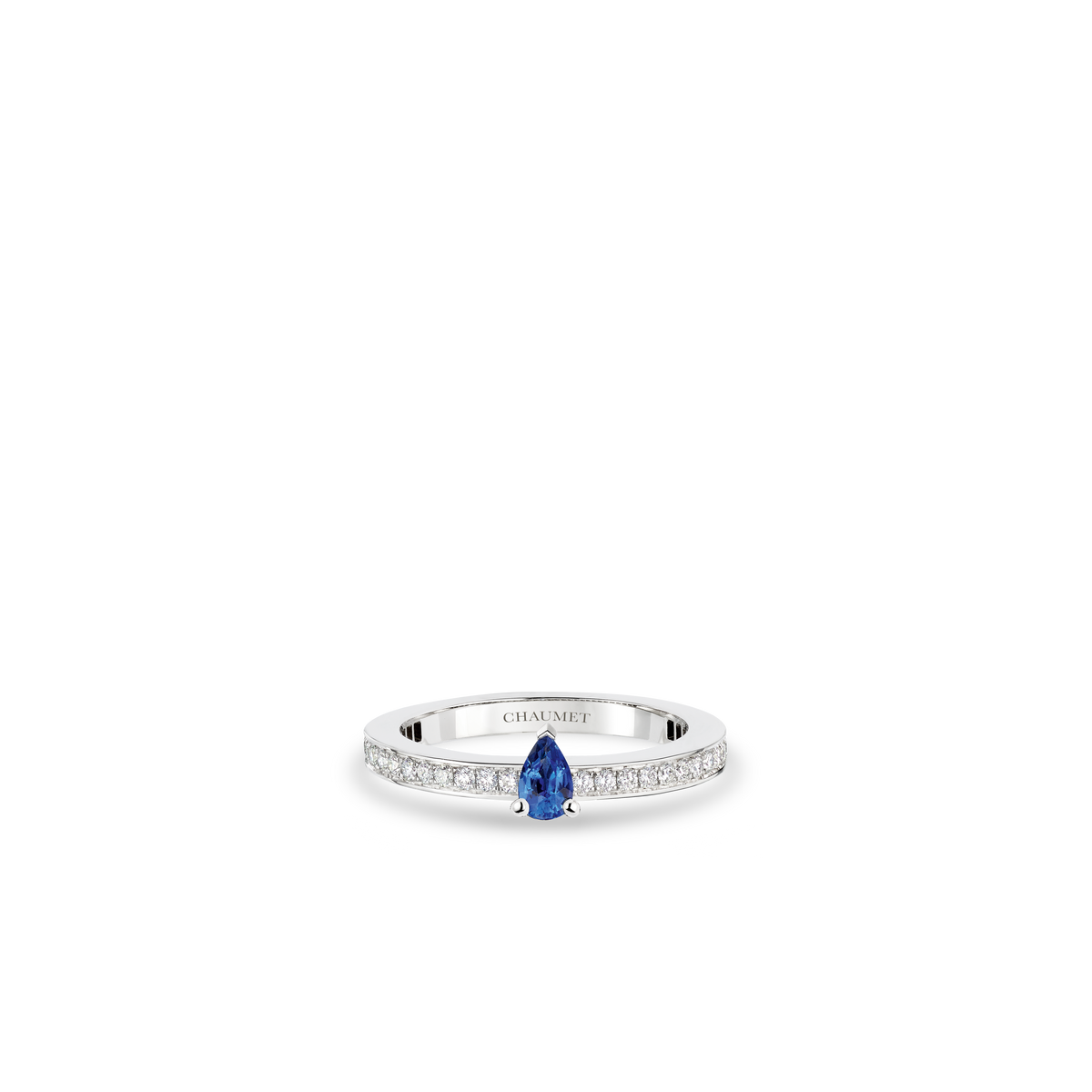 CHAUMET - Joséphine约瑟芬 - 戒指 - 铂金戒指，蓝宝石和钻石 - 086150