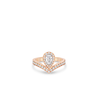 CHAUMET - JOSÉPHINE - BAGUE - Solitaire en or rose, diamant 0.50 carat, diamants - 086152