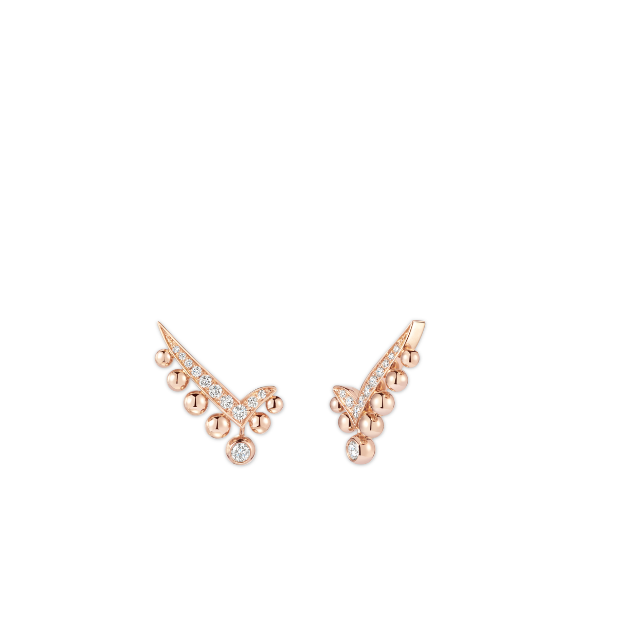 CHAUMET - ジョゼフィーヌ - イヤリング - イヤリング、ピンクゴールド、ダイヤモンド - 086199