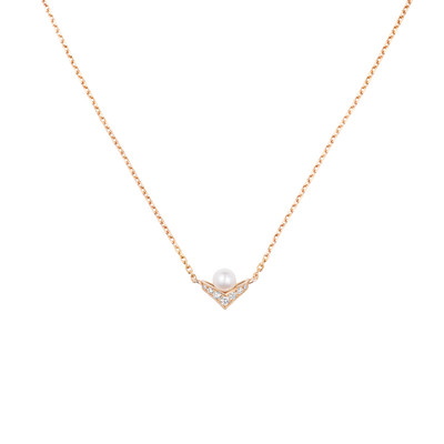 CHAUMET - ジョゼフィーヌ - ペンダント - ペンダント、ピンクゴールド、パール、ダイヤモンド - 086263