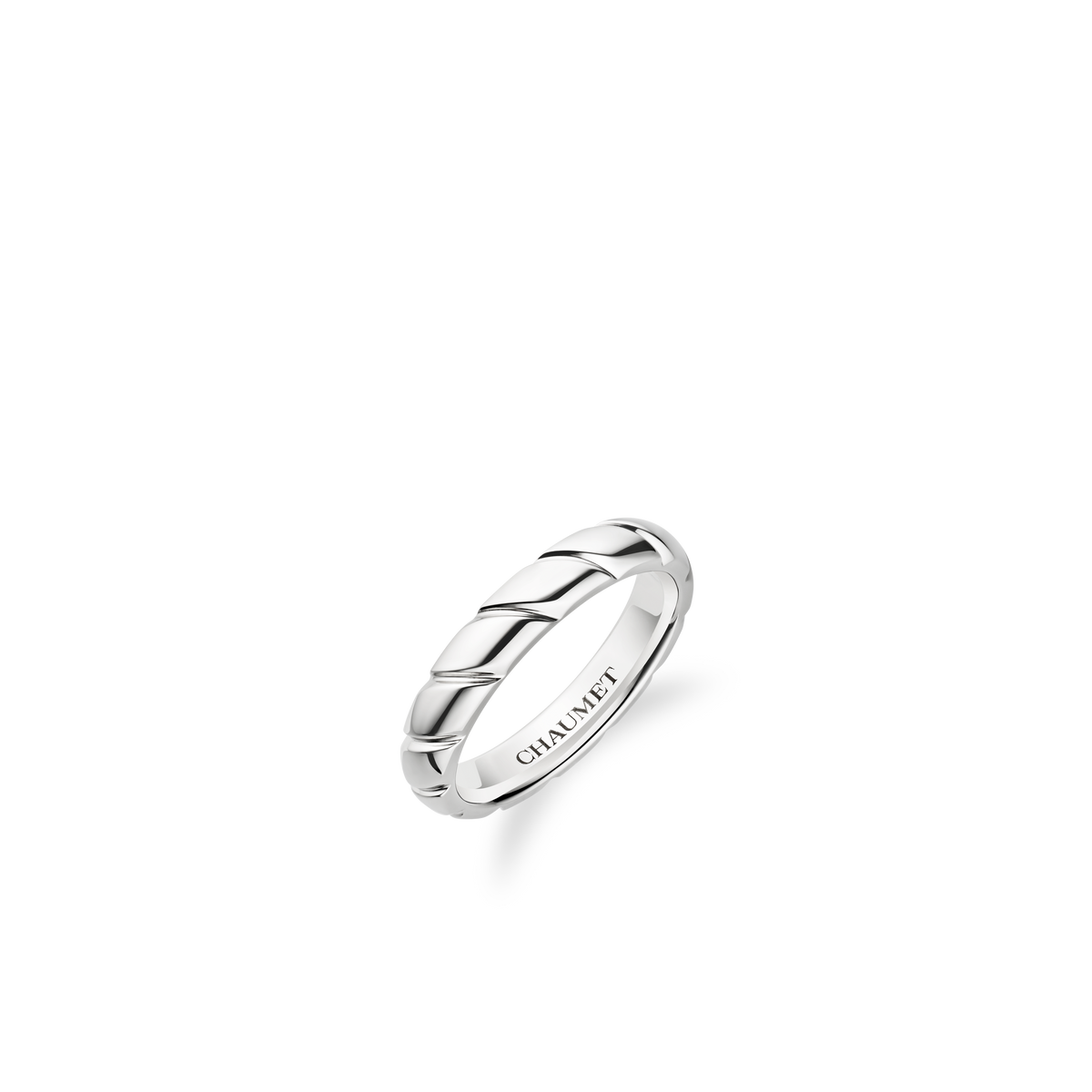 CHAUMET - TORSADE DE CHAUMET - RING - Platinum ring, 3.5 mm - 095903