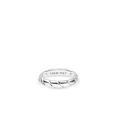 CHAUMET - TORSADE DE CHAUMET - RING - Platinum ring, 3.5 mm - 095903