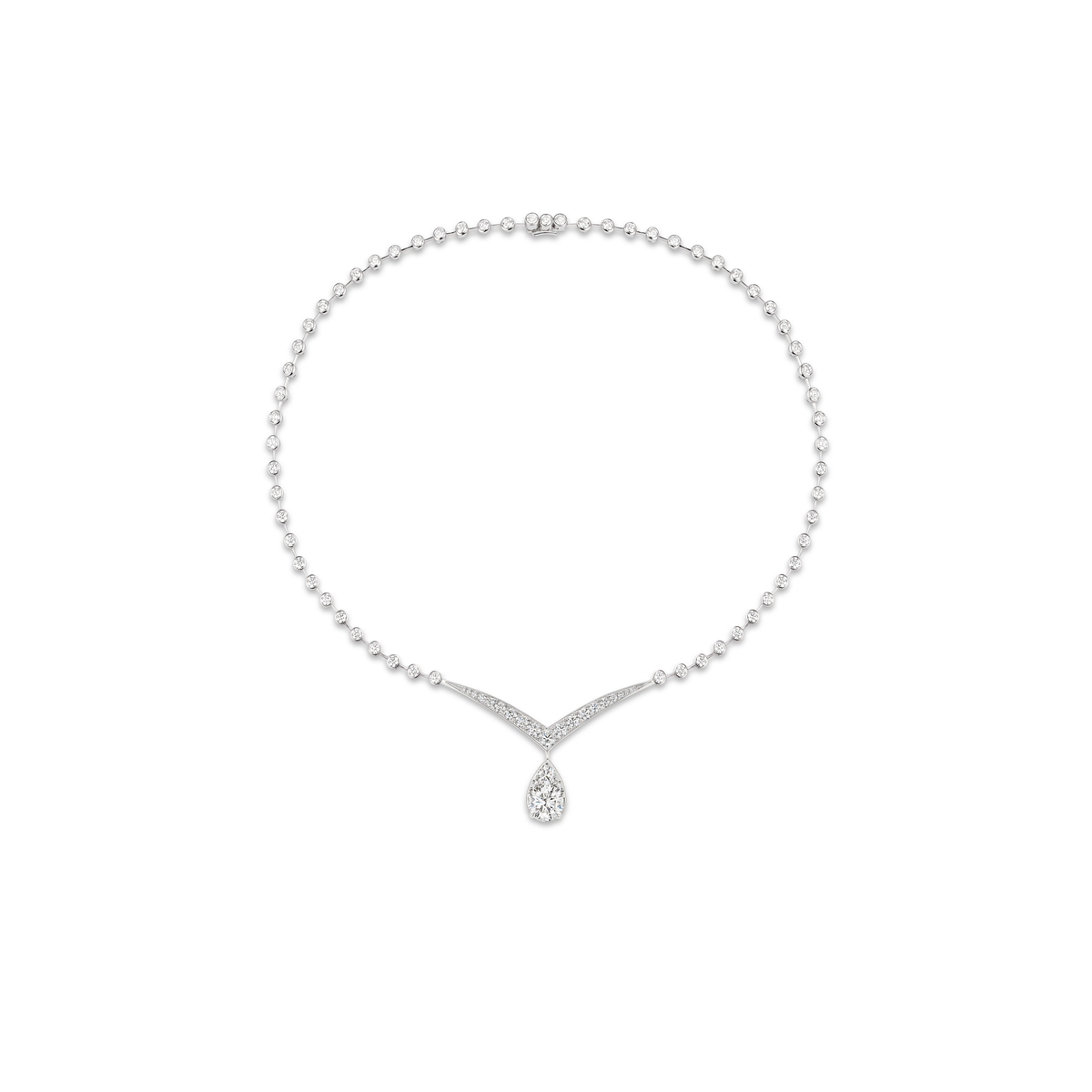 CHAUMET - JOSÉPHINE - NECKLACE - White gold necklace, diamonds - 086034