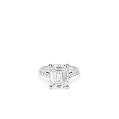 CHAUMET - LES ÉTERNELLES DE CHAUMET - BAGUE - Solitaire en platine, diamant 3 carats, diamants - J3BYDE