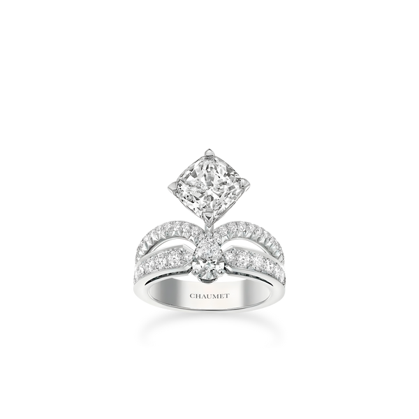 CHAUMET - JOSÉPHINE - COLLIER - Collier en platine, saphir et diamants - 083565
