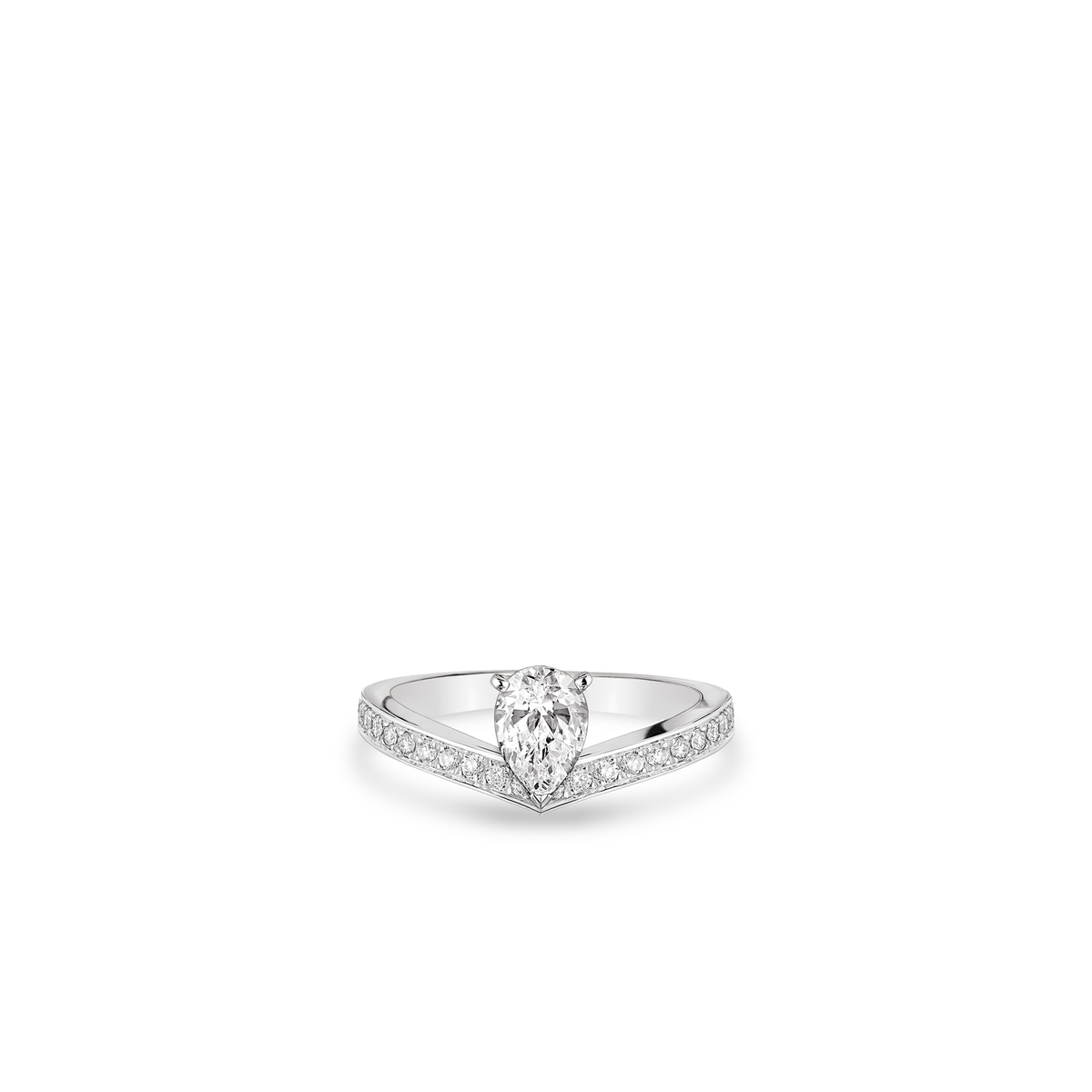 CHAUMET - Joséphine约瑟芬 - 戒指 - 铂金钻戒，0.50克拉钻石，钻石 - J3OG00