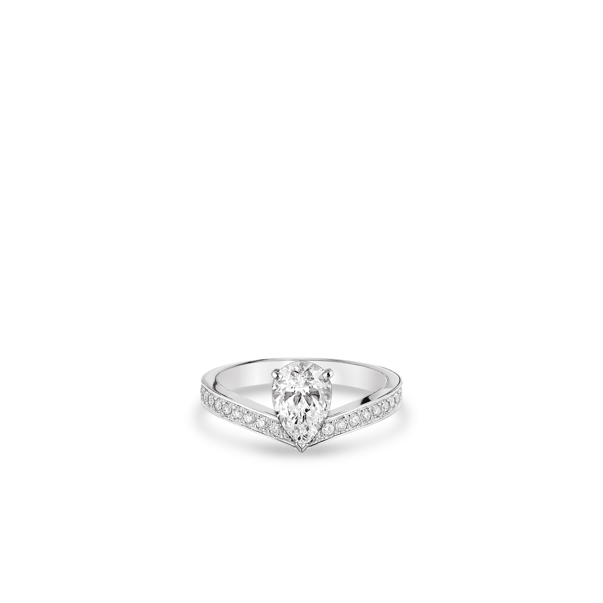 CHAUMET - Joséphine约瑟芬 - 戒指 - 铂金钻戒，1克拉钻石，钻石 - J3OQ00