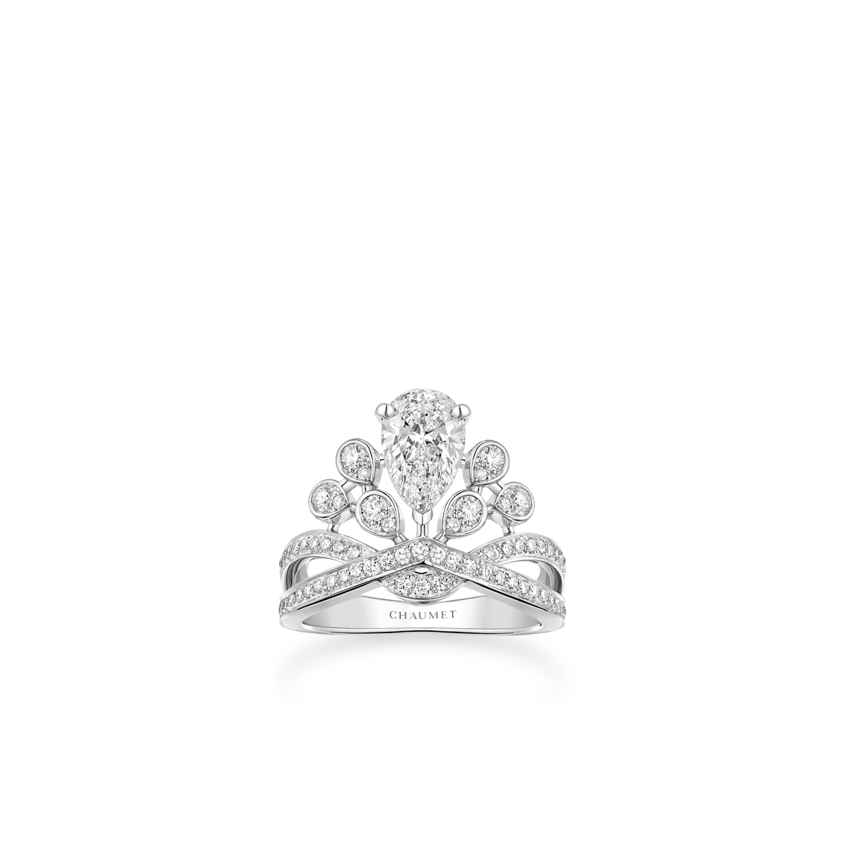 CHAUMET - Joséphine约瑟芬 - 戒指 - 铂金钻戒，1克拉钻石，钻石 - J3RQ00