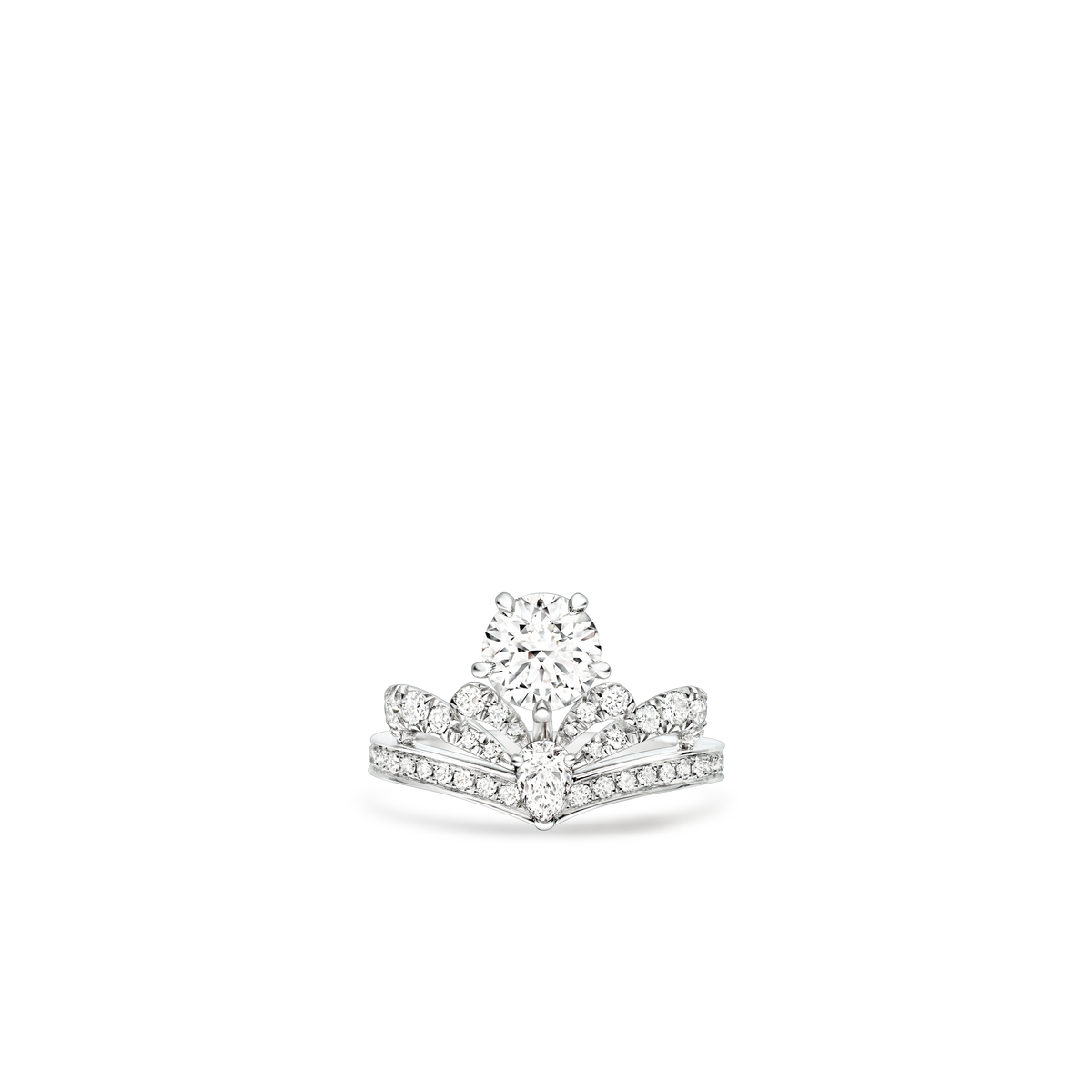 CHAUMET - Joséphine约瑟芬 - 戒指 - 铂金钻戒，1克拉钻石，钻石 - J3TR00