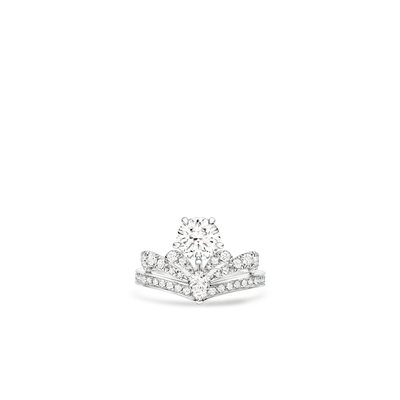 CHAUMET - JOSEPHINE - RING - Platinum solitaire ring, 1-carat diamond, diamonds - J3TR00