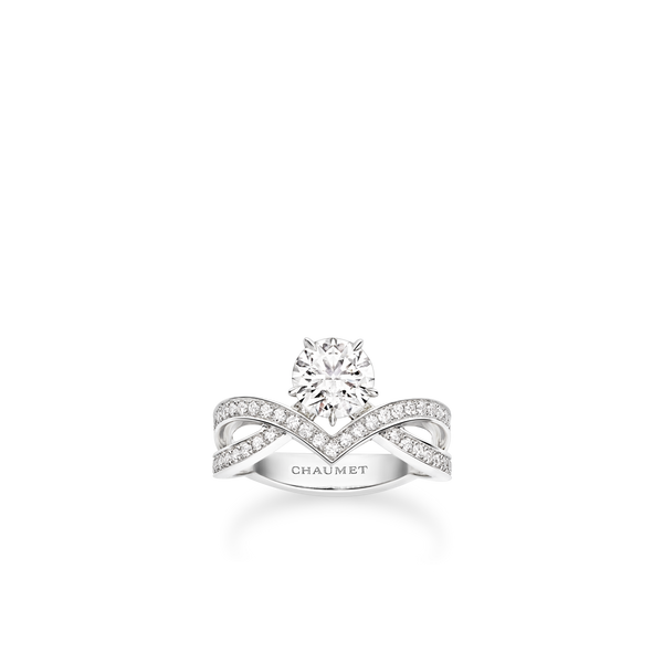 CHAUMET - Joséphine约瑟芬 - 戒指 - 铂金钻戒，1克拉钻石，钻石