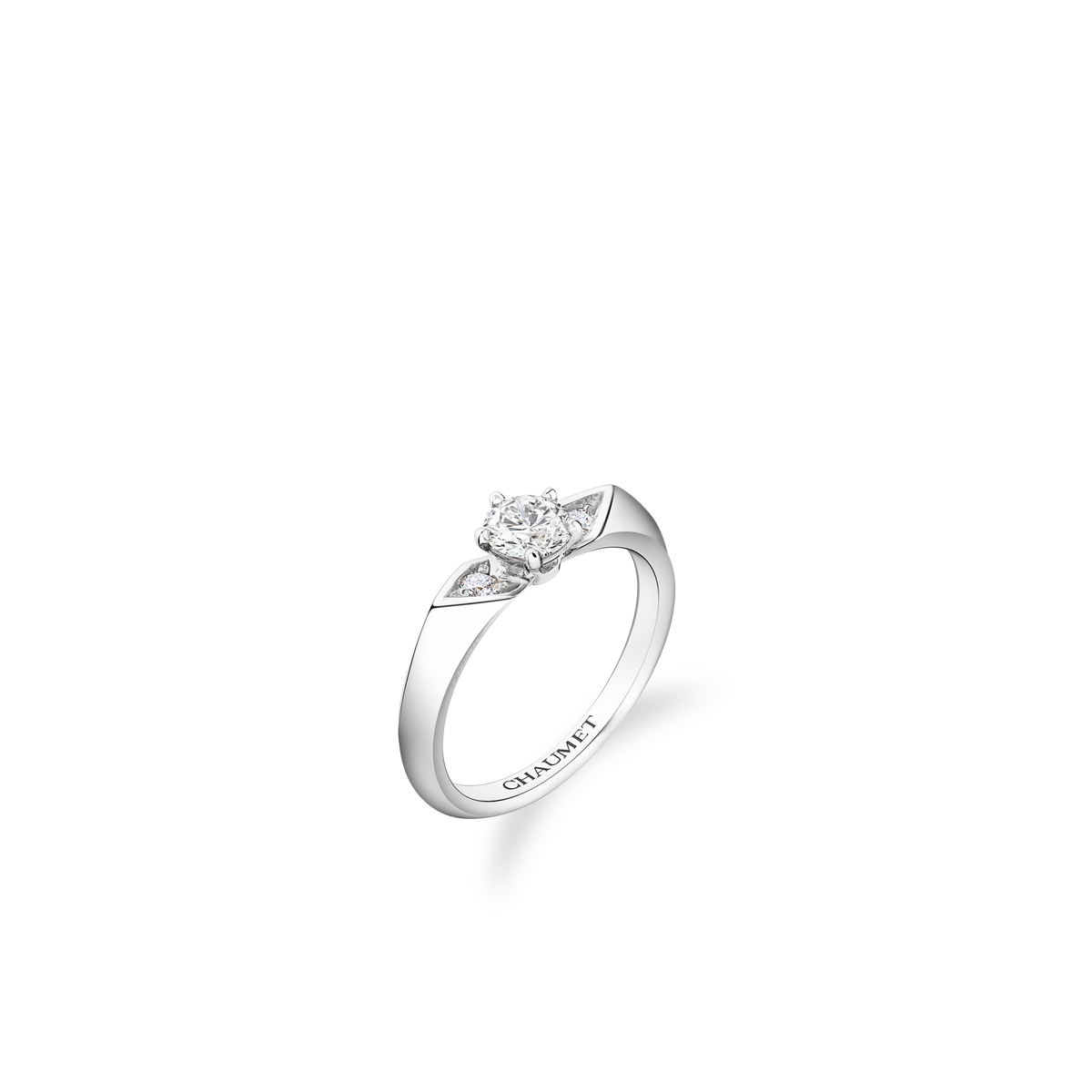 CHAUMET - JOSÉPHINE - BAGUE - Solitaire en platine, diamant 0.30 carat, diamants - J83864