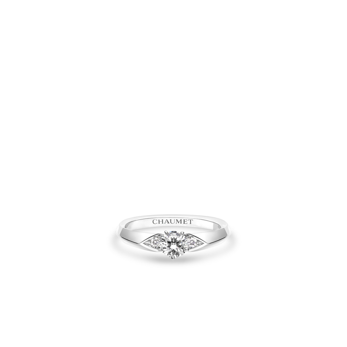 CHAUMET - JOSÉPHINE - BAGUE - Solitaire en platine, diamant 0.30 carat, diamants - J83864